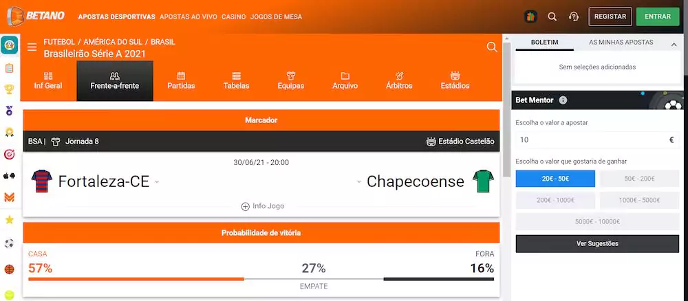 statistics double chance betano