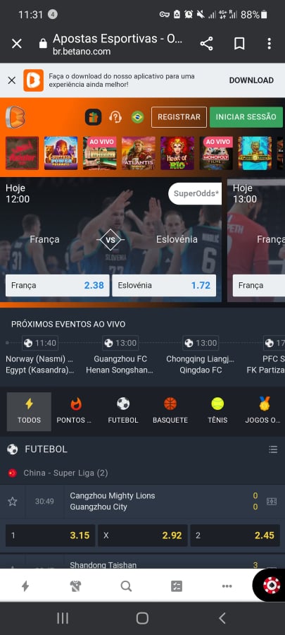 betano app homepage